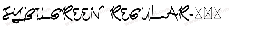 SybilGreen Regular字体转换